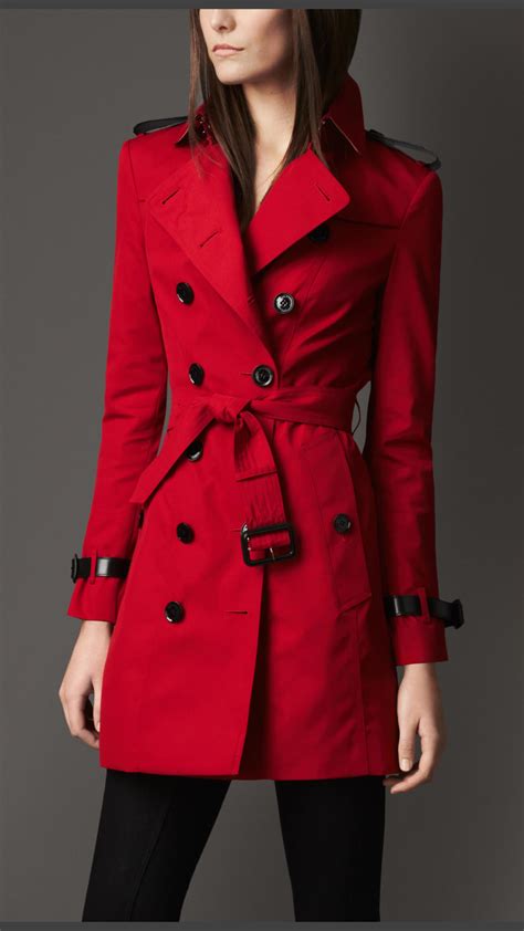 roz's red lined burberry trench coat|burberry camden trench coats.